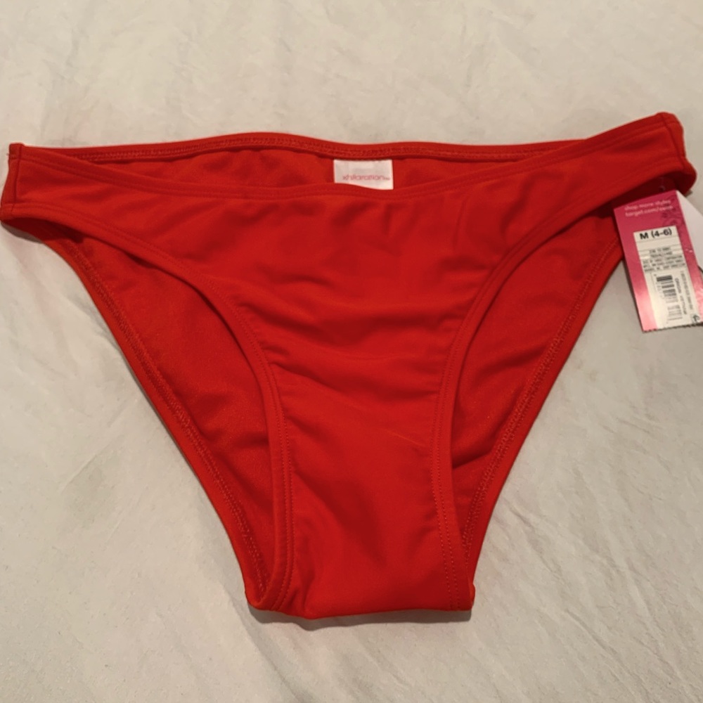 Women’s NEW Xhilaration Orange Bikini Bottom Cheeky